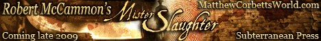 Robert McCammon's MISTER SLAUGHTER
